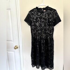 Brooks Brothers Black Lace Dress. Size 6.